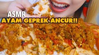 ASMR AYAM GEPREK ANCURR LEBURR PEDESNYA SESUATUH.. | ASMR Indonesia