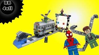 Lego Spider-Man Train Rescue 4855  (New $350) Lego Marvel Super Heroes Speed Build Review