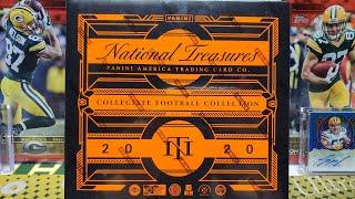 2020 National Treasures Collegiate Unboxing. 7 Hits!