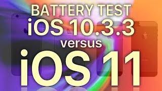 iOS 11 Final Battery Life : Should you worry? iOS 10.3.3 vs iOS 11 Battery Life Test