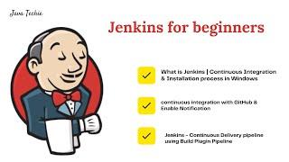 Jenkins complete tutorial for beginners | Java Developer | Java Techie