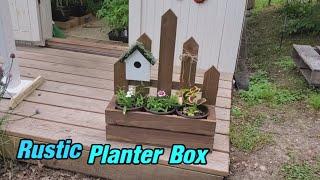 How to build a simple wooden planter box / Woodworking Projects That Sell!#diyprojects