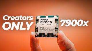 R9 vs i7 Efficiency WILL BLOW YOUR MIND!  AMD Ryzen 7900x CPU Review #creators