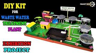 DIY KIT FOR WASTE WATER TREATMENT PLANT || EXHIBITION WORKING MODEL || PROJECT SOLUTION