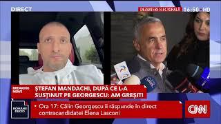 Ștefan Mandachi își cere scuze după ce l-a susținut și votat pe Călin Georgescu: Am greșit