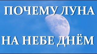 Почему Луна на небе днём. Популярно о научном. Занимательно о нашей природе и космосе