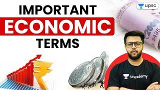 UPSC CSE 2021 | Important Economic Terms | Explained by Siddharth Sir