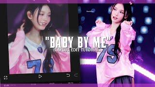 "BABY BY ME" Tiktok trend edit capcut editing tutorial