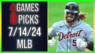 FREE MLB Picks Today 7/14/24 - MLB Team and Total Picks Today MLB Games Betting Picks!