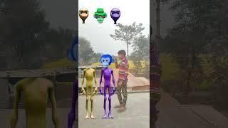 YELLOW AND PURPLE ALIEN CORRECT HEAD MATCHING GAME FANY VFX MAGIC VIDEO