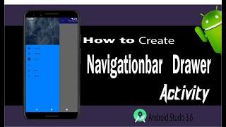 How to Create Navigation Drawer Activity/Side bar -Android Studio 3.6 Tutorial Tech Aside