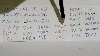 APRENDA LER E ESCREVER LETRAS, SÍLABAS, PALAVRAS, FRASES e TEXTOS...