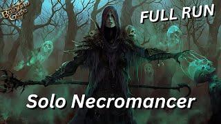 Bringing Death to all of Faerûn - Necromancer Solo Honour Mode - Full Run | Baldur's Gate 3