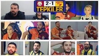 Tutkulu Taraftarların Galatasaray 2-1 Göztepe Maçına Tepkileri