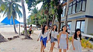 This is BORACAY White Beach Path And D*mall Shopping Market on July 7 2024 Medyo Maulan