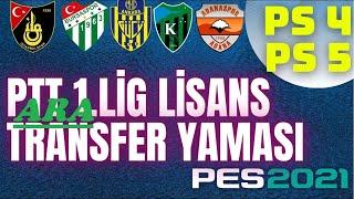 PES 2021 KIŞ TRANSFER DÖNEMİ YAMASI PS4  - PS5