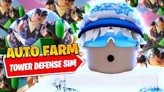 *BEST* New Tower Defense Simulator Auto Upgrade Script *Auto Farm*