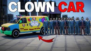 50 BADUT TROLL POLISI DALAM MOBIL VAN‼️- GTA 5 RP