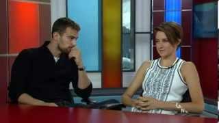 Divergent stars Shailene Woodley and Theo James