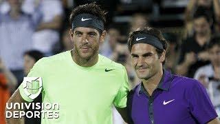 “Todo el mundo lo ama y yo también lo admiro”: Del Potro, sobre Federer