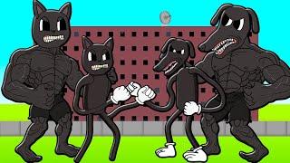 ALL SERIES MUSCLE CARTOON CAT VS MUSCLE CARTOON DOG! Cartoon Animation
