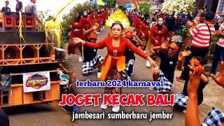 KARNAVAL GLERR HOREG DESA JAMBESARI SUMBERBARU ORANG BALI PADA BAHAGIA DJ KECAK BALI