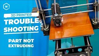 3D Printing Troubleshooting Guide: Part Not Extruding