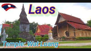 Laos, Lao culture || Wat Luang