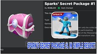 [EVENT] HOW TO GET SPARKS SECRET PACKAGE IN SIMPLE RESORT! (ROBLOX METAVERSE CHAMPION)