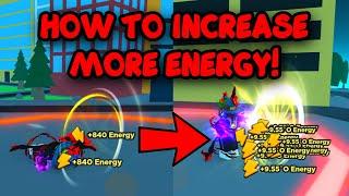 How to INCREASE ENERGY & POWER | Anime Punching Simulator Roblox!