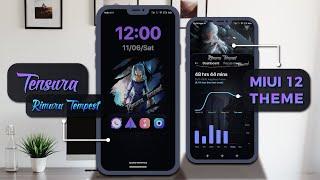 Top MIUI 12 Premium Tensura V12 Themes | Rimuru Tempest | Special PRO Features Themes MIUI 12 