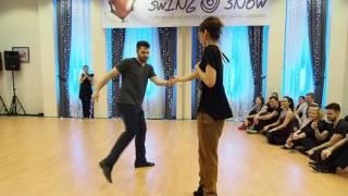 Ben Morris & Emeline Rochefeuille - Swing and Snow 2017 Pro Show