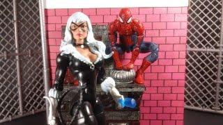 Spider-Man Vs  Black Cat Stop Motion by GatoPerro