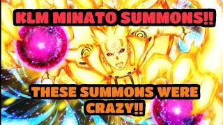 KLM Minato SUMMONS!! These Summons Were CRAZY!! (nxb ninja voltage)