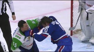 Бой КХЛ: Бардаков VS Хмелевский/KHL Fight: Bardakov VS. Chmelevsky