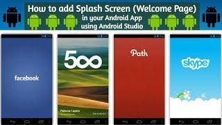 Android Studio Splash Screen Tutorial - How to add a Splash Screen in your android app