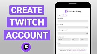 How to Make a Twitch Account on Phone! (2024)