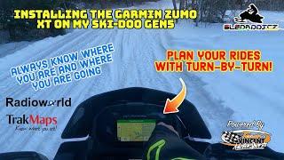 Garmin GPS Install on 2023 Ski-Doo Renegade X-RS 850 | Best GPS Setup EVER! | Radioworld.ca