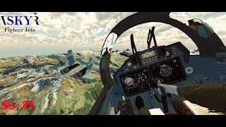 VR Flight with Su-35 in VR SKY Fighter Jets 2024