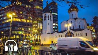 MOSCOW -  Church Ringing bells Walking beginning of Tverskaya street.