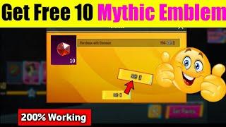 Get Free 10 Mythic Emblem | How To Collect Mythic Emblem In Bgmi | mythic Emblem in bgmi