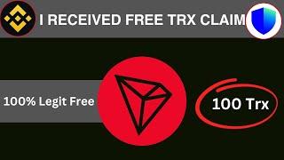 How to claim free TRX (Tron) into your trust wallet.