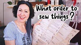 DO YOU KNOW THE RIGHT ORDER TO SEW GARMENTS TOGETHER? Learn this and you can learn to sew anything!