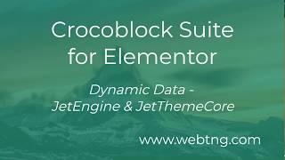 Crocoblock Suite & Dynamic Data - JetEngine and JetThemeCore