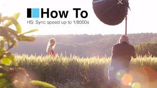 Broncolor 'How To' shoot High Speed Sync flash with a DSLR