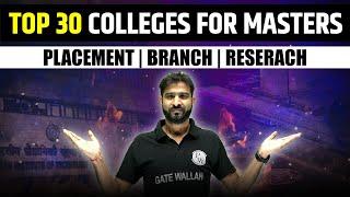 Top 30 Colleges For Master | Placement, Branch, Research