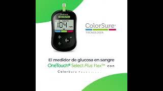 Tecnología ColorSure del medidor de glucosa OneTouch® Select Plus Flex™