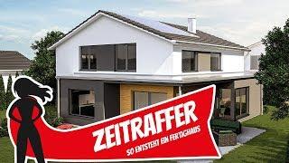 Hausbau Zeitraffer: So entsteht ein Fertighaus | Hausbau Helden