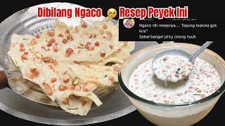 DIBILANG NGACO KARENA RESEP INIPADAHAL RESEP SERING SAYA PAKAI️PEYEK KACANG GURIH RENYAH