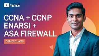 Hindi - CCNA, CCNP ENARSI, ASA Firewall Demo Class| Admissions Open